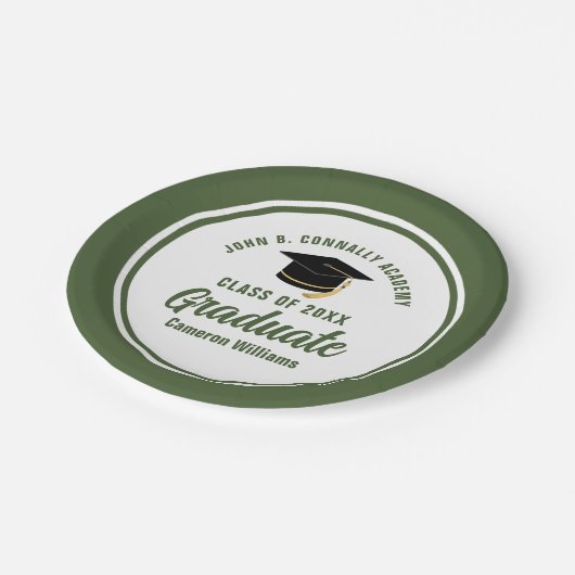 Militärische Graduiertengruppe der Armee Pappteller (Schrägansicht)