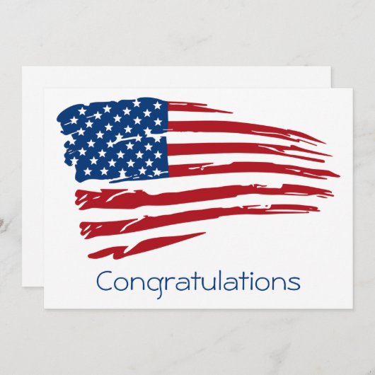 Militärische Gratulation an die Patriotische Ameri (Vorne/Hinten)