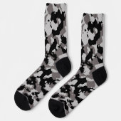 Militärische Graue Camouflage Camouflage Muster So Socken (Linkes Detail)