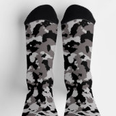 Militärische Graue Camouflage Camouflage Muster So Socken (Oben)