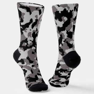 Militärische Graue Camouflage Camouflage Muster So Socken