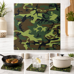 Militärische Green-Camouflage Fliese