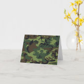 Militärische Green-Camouflage Karte (Gelbe Blume)