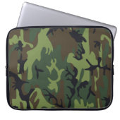 Militärische Green-Camouflage Laptopschutzhülle (Vorderseite)