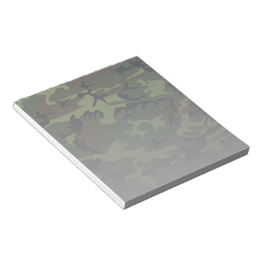 Militärische Green-Camouflage Notizblock (angewinkelt)