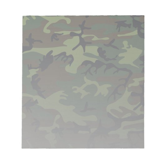 Militärische Green-Camouflage Notizblock (Vorderseite)