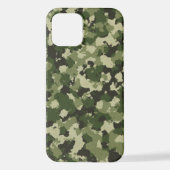 Militärische grüne Camouflage iPhone Hülle (Rückseite)