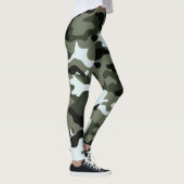 Militärische grüne Camouflage Leggings (Rechts)