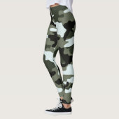 Militärische grüne Camouflage Leggings (Links)