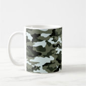 Militärische grüne Camouflage Tasse (Links)