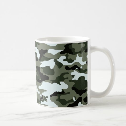 Militärische grüne Camouflage Tasse (Rechts)
