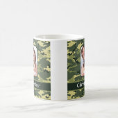 Militärische Grünwaldfläche Kaffeetasse (Mittel)