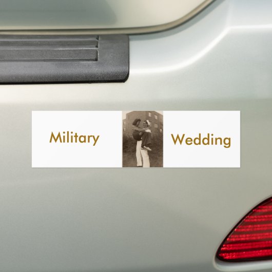 Militärische Hochzeit Autoaufkleber (Auf Auto)
