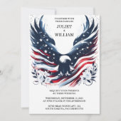 Militärische Hochzeit der Marine im Krieg der Mari Einladung (Vorderseite)