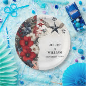 Militärische Hochzeit der Marine im Krieg der Mari Pappteller (Party)