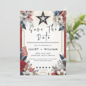 Militärische Hochzeit der Marine im Krieg der Mari Save The Date (Stehend Vorderseite)