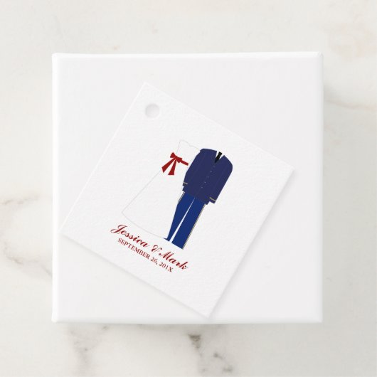 Militärische Hochzeit Geschenkanhänger (Beispiel)