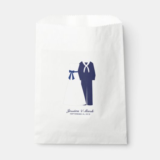 Militärische Hochzeit Geschenktütchen (Vorderseite)