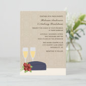 Militärische Hochzeitseinladungen Einladung (Stehend Vorderseite)