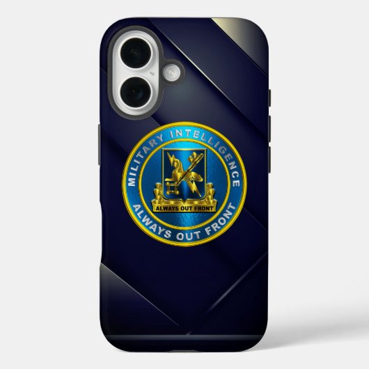 Militärische Intelligenz von MI Case-Mate iPhone Hülle (Rückseite)