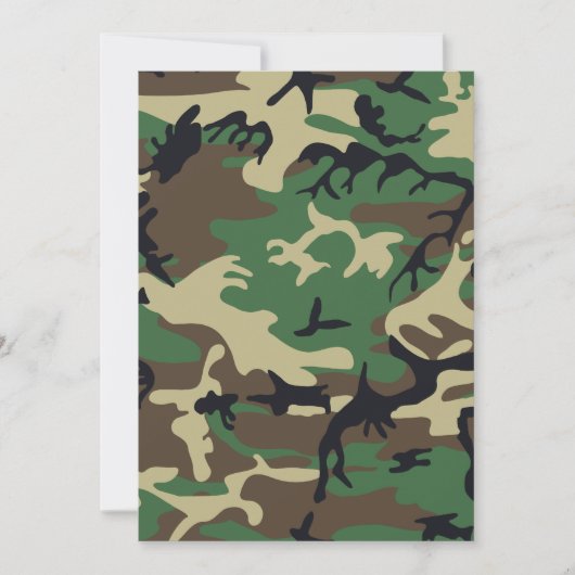 Militärische Kampagne Einladung (Vorderseite)