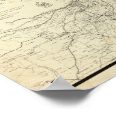 Militärische Karte der Vereinten Staaten Poster (Ecke)