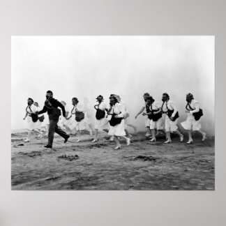 Militärische Krankenschwestern des Zweiten Weltkri Poster