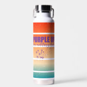 Militärische Lila militärische Kinder Trinkflasche (Vorne)