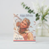 Militärische Luftwaffe Geburtskarte Postkarte (Stehend Vorderseite)