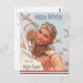 Militärische Luftwaffe Geburtskarte Postkarte (Vorne/Hinten)