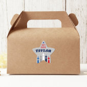 Militärische Luftwaffe weg Party Cupcake Picks Stern-Aufkleber