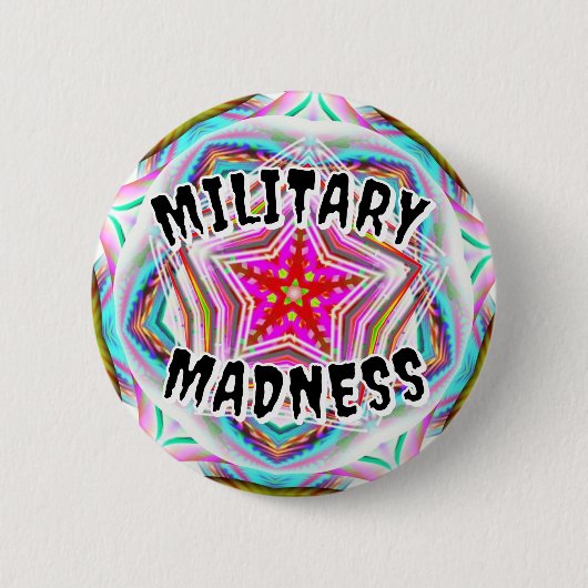 MILITÄRISCHE MADNESS (Sie können die Wörter ändern Button (Vorderseite)