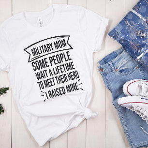 Militärische Mama, die einige ein Leben lang warte Tri-Blend Shirt