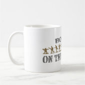 Militärische Männer - Stiefel vor Ort Kaffeetasse (Links)