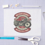 Militärische Motorräder Seidenpapier (Handwerk)