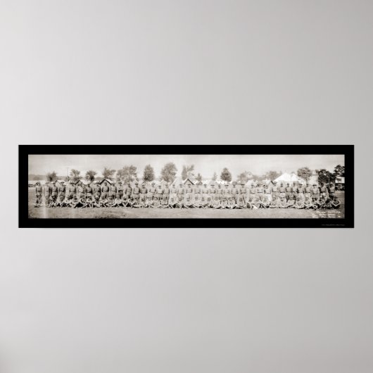 Militärische Offiziere des Ersten Weltkrieges 1917 Poster (Vorne)