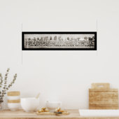 Militärische Offiziere des Ersten Weltkrieges 1917 Poster (Küche)