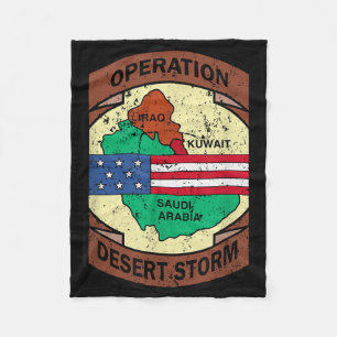 Militärische Operation Wüstensturm Usa Insig Fleecedecke