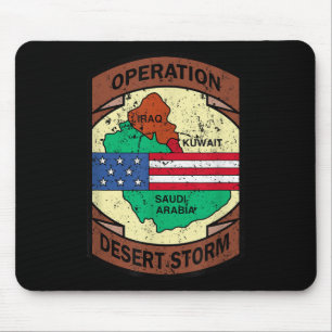 Militärische Operation Wüstensturm Usa Insig Mousepad