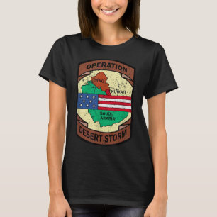 Militärische Operation Wüstensturm Usa Insig T-Shirt