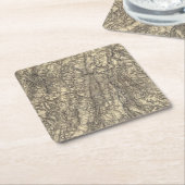 Militärische Operationen der Atlanta-Kampagne Rechteckiger Pappuntersetzer (angewinkelt)