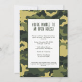 Militärische Party Einladung (Vorderseite)