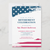 Militärische Party Einladung für das Ruhestand ame (Vorderseite)