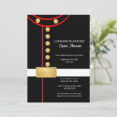 Militärische Party Einladung für das Ruhestand ode (Stehend Vorderseite)