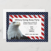 Militärische Party Einladungen (Vorne/Hinten)