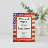 Militärische Patriotische Graduierungspartei der U Postkarte (Stehend Vorderseite)