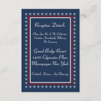 Militärische Patriotische Hochzeitskarten