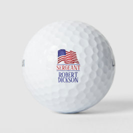 Militärische Personalisierte Golfbälle der USA