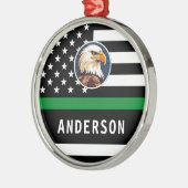 Militärische Personalisierte Logoarmee mit dünner Ornament Aus Metall (Links)