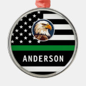 Militärische Personalisierte Logoarmee mit dünner Ornament Aus Metall (Vorne)